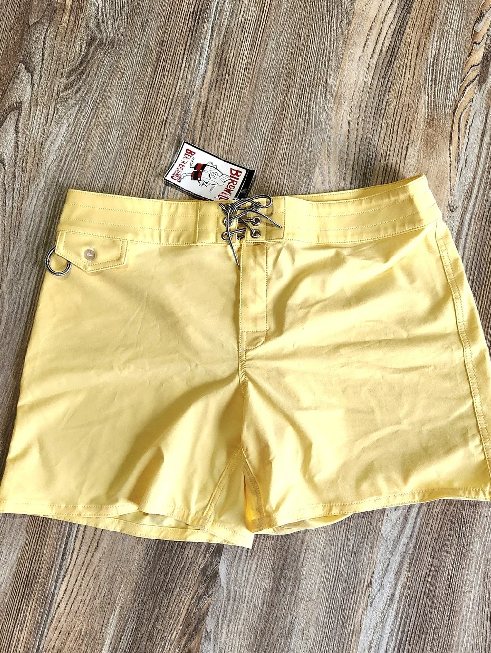 Birdwell Yellow Athletic Women's Shorts